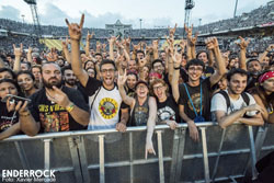 Concert de Guns N' Roses a l'Estadi Olímpic Lluís Companys de Barcelona 